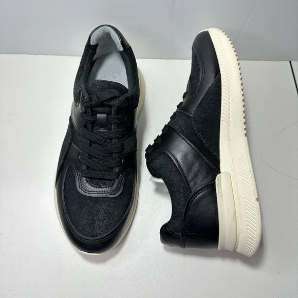 O by Everlane The Trainer Sneaker Leather Women's Shoes Black US M5/US W7 NWOB - Picture 6 of 9